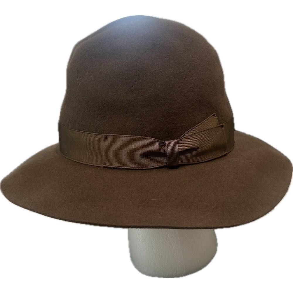 Vintage Borsalino Wide Brim Fedora Size 57 -Needs Felt Repair -Pristine Interior